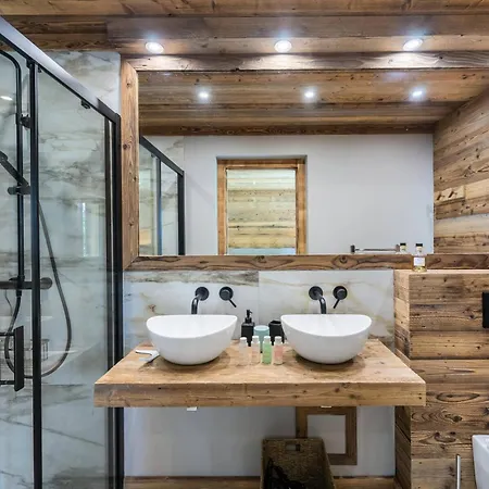 Chalet Chamois - Pour 10 Personnes 014 Megeve
